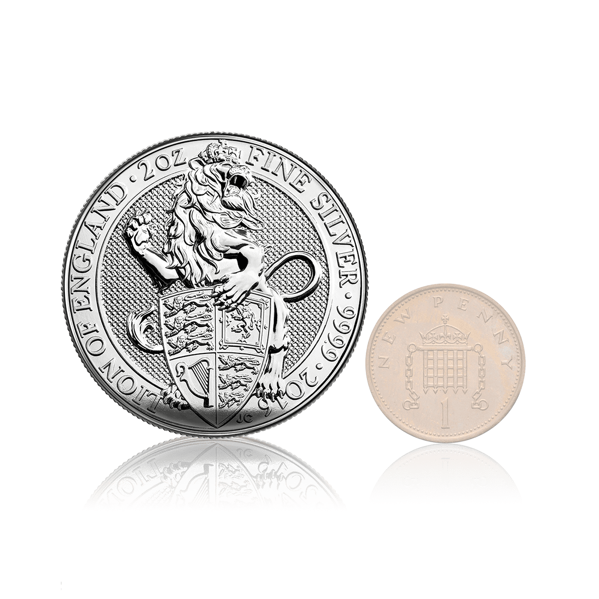 2oz Silver Royal Mint Queens Beasts Lion Of England (2016) 5